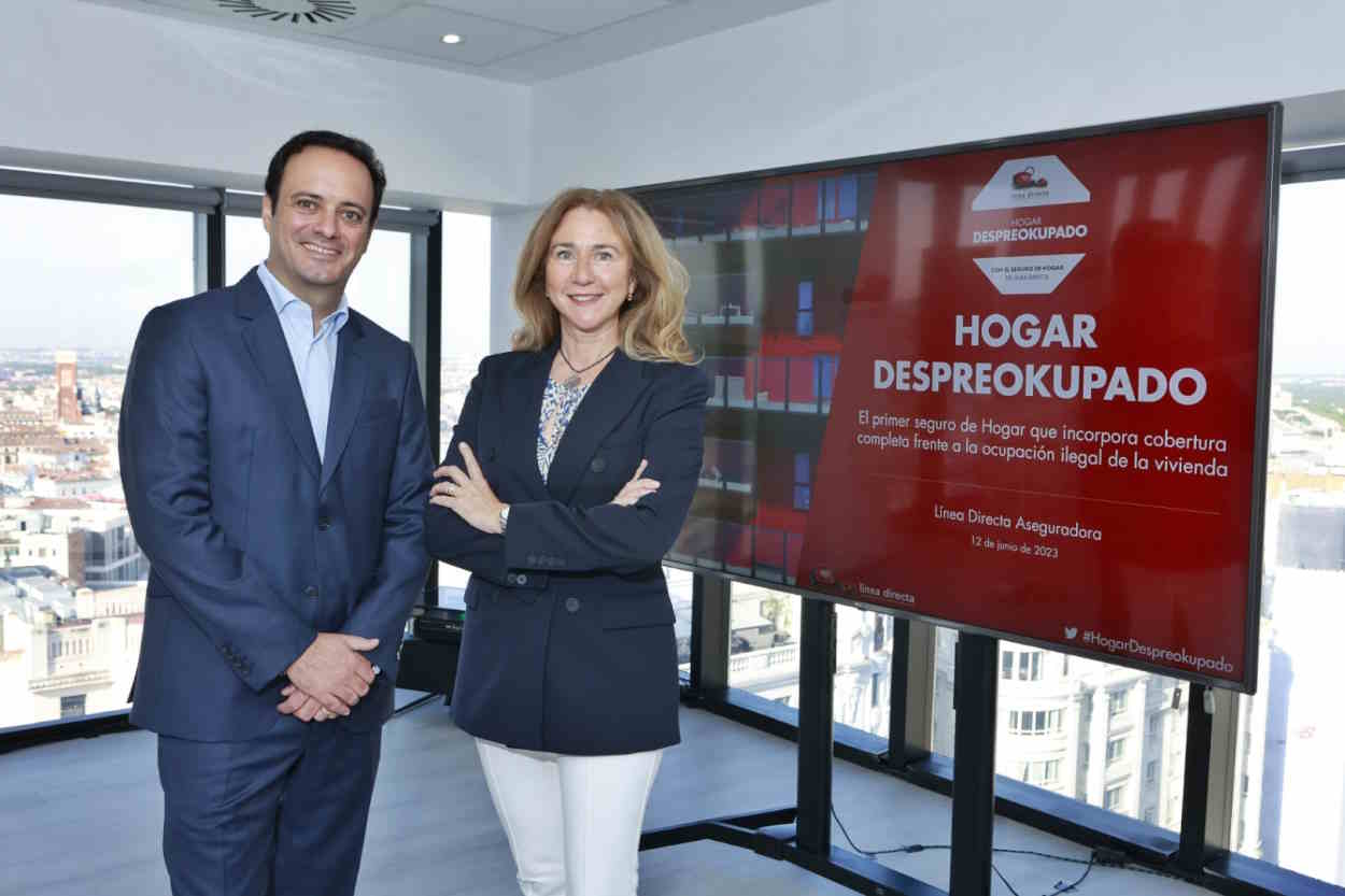 Mar Garre y Diego Ferreiro presentan Hogar Despreokupado, el primer seguro de hogar contra la ocupación de Línea Directa