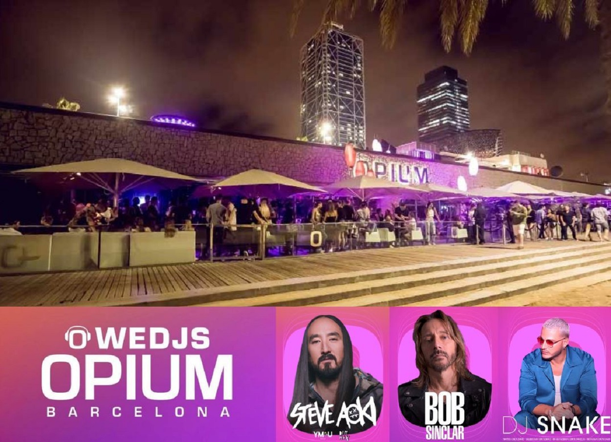 Opium celebra la 12º edición de WEDJ’S en el Frente Marítimo de Barcelona