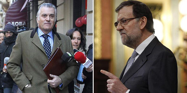 Luis Bárcenas y Mariano Rajoy