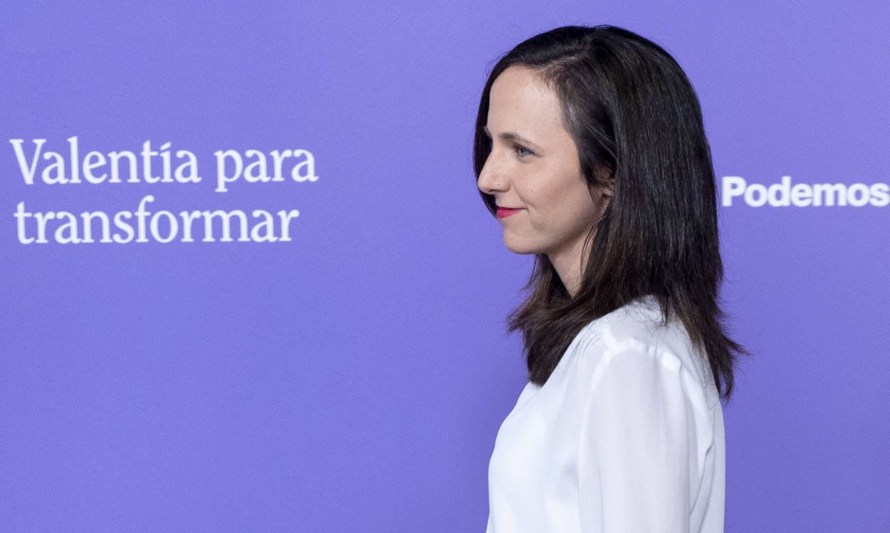 La secretaria general de Podemos, Ione Belarra. EP.
