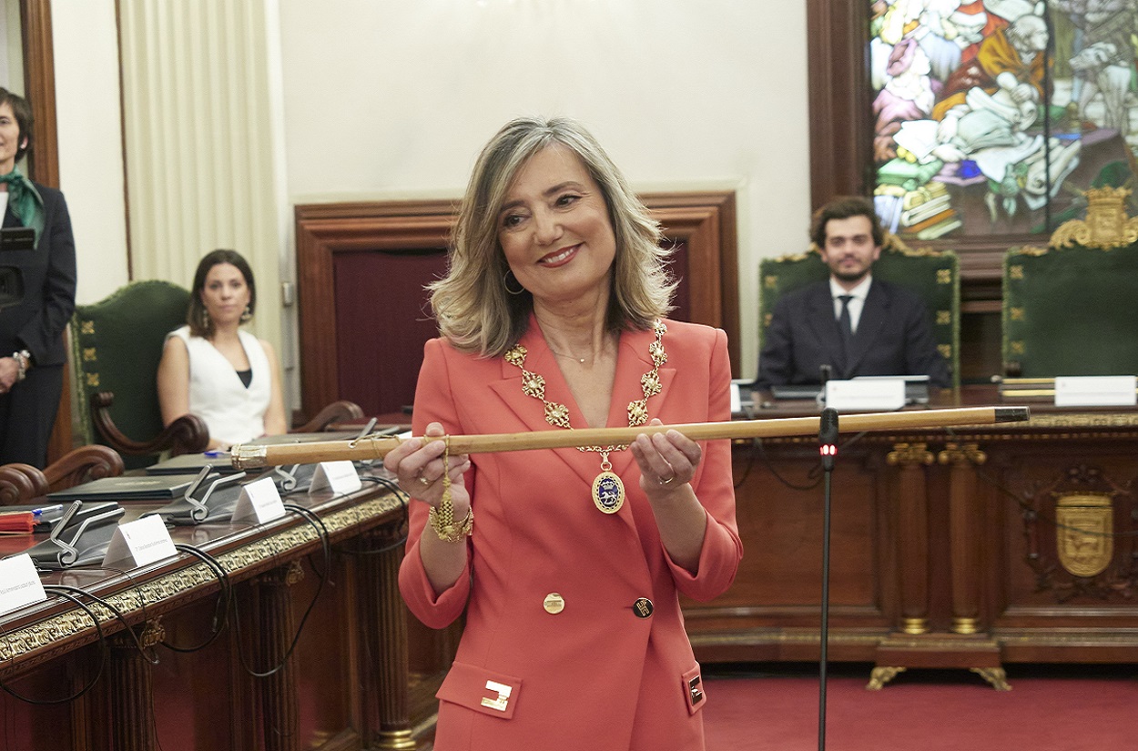 Cristina Ibarrola, exalcaldesa de Pamplona. EP