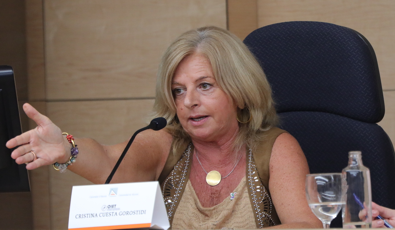 La presidenta de COVITE (Colectivo de Víctimas del Terrorismo), Consuelo Ordóñez. EP