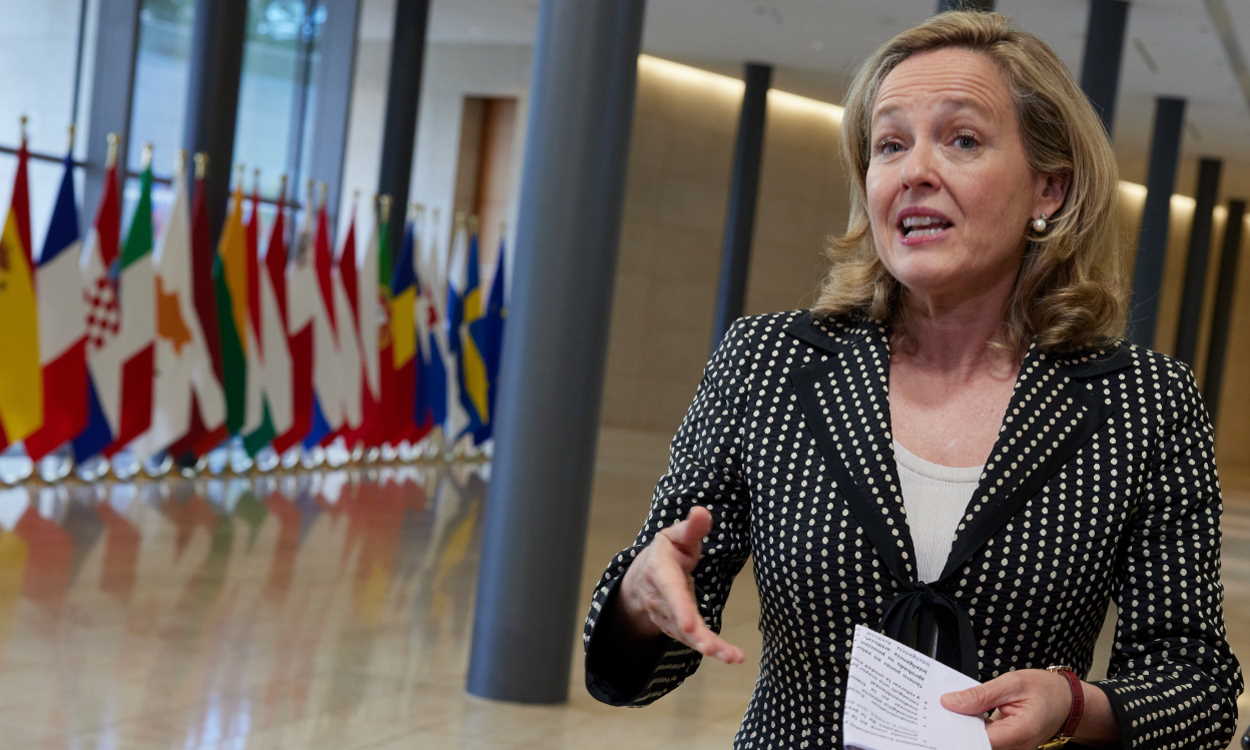 Nadia Calviño, vicepresidenta primera del Gobierno y ministra de Asuntos Económicos y Transformación Digital, no encuentra contendiente en el PP. EP.
