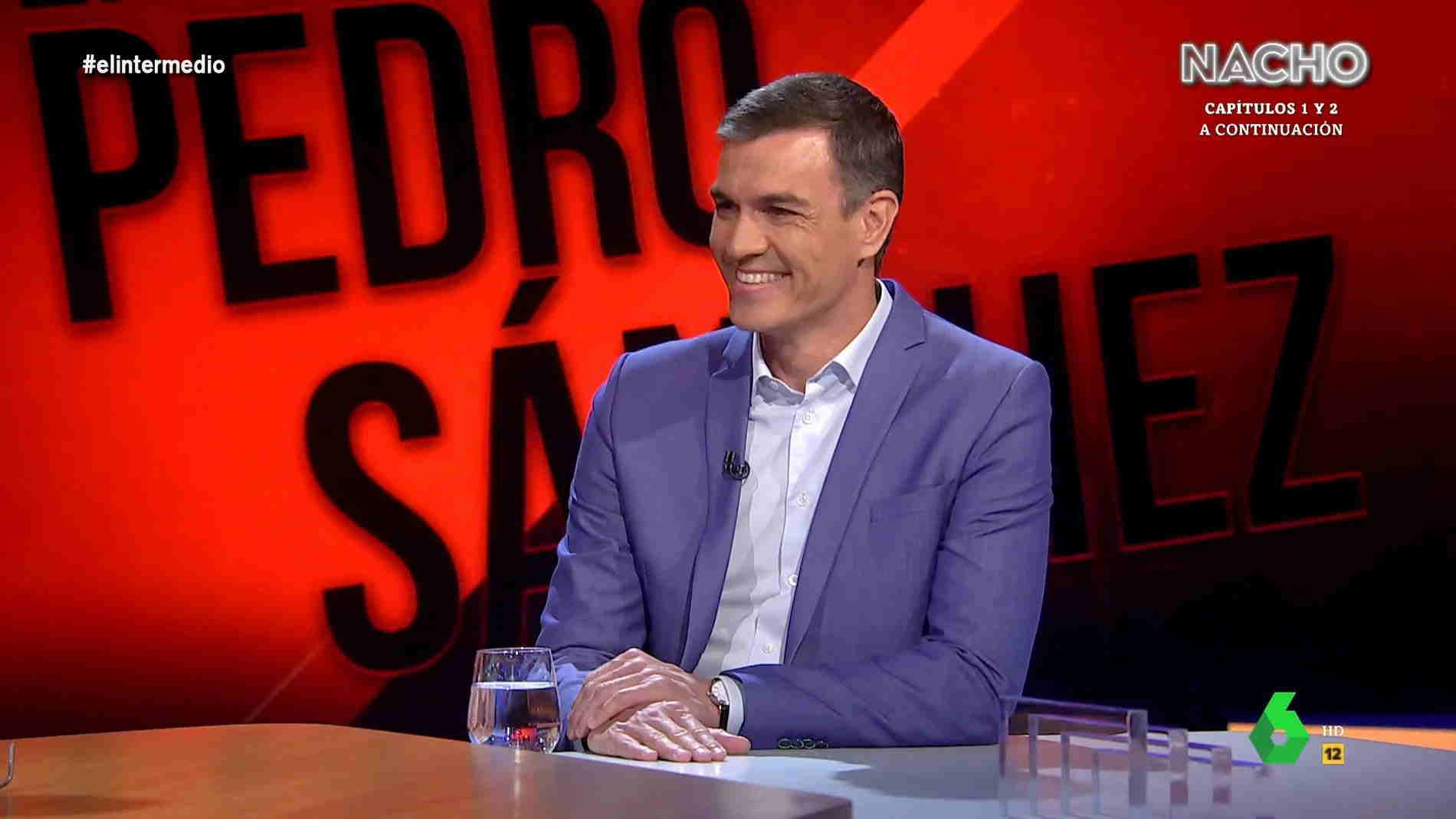 Pedro Sánchez, en 'El Intermedio'. LaSexta