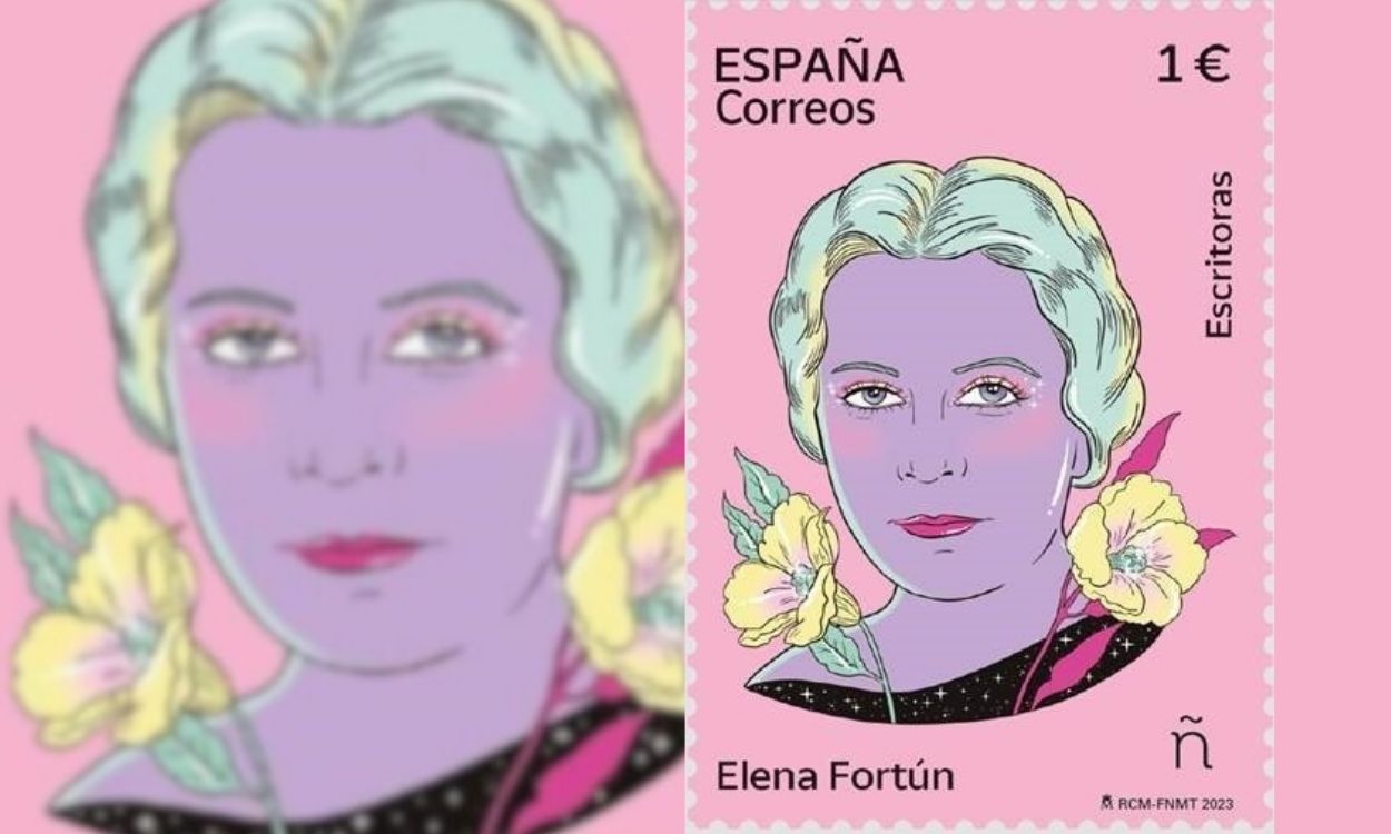 Correos emite un sello dedicado a la escritora Elena Fortún. Correos