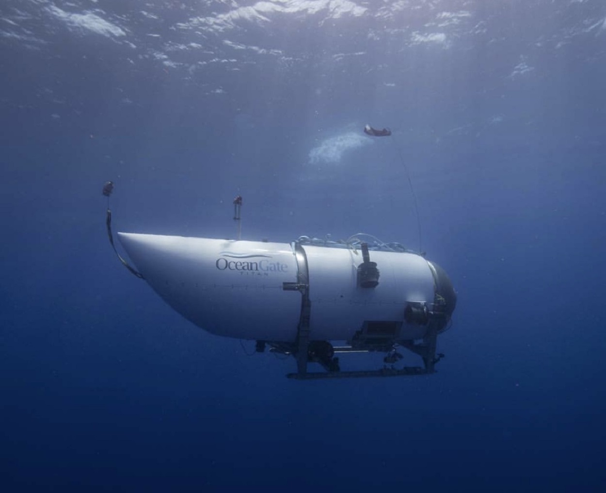 Un submarino de OceanGate. EP.