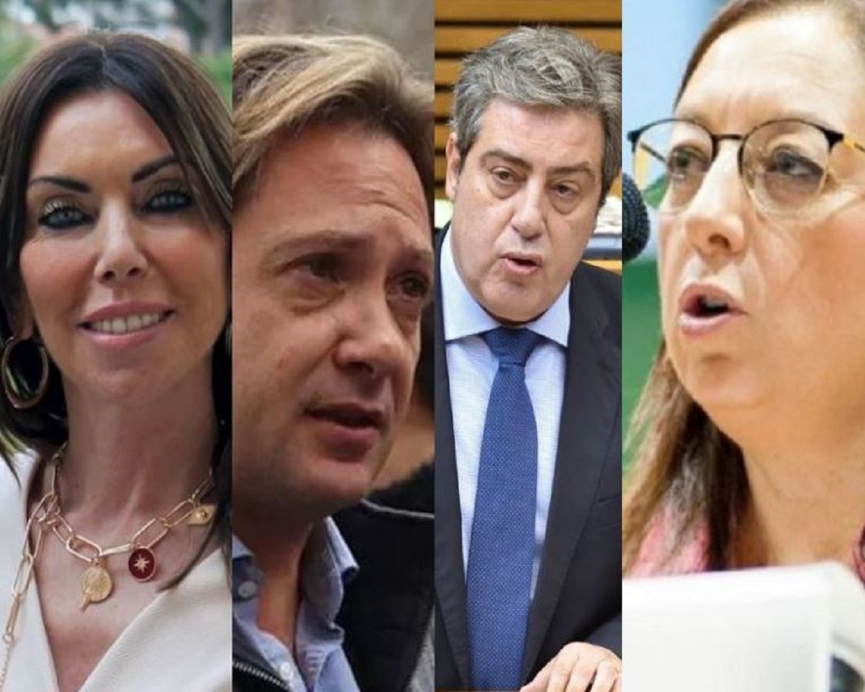 Los cuatro protagonistas por los pactos PP Vox