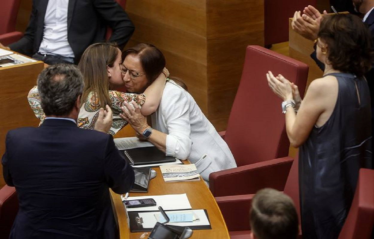 La nueva presidenta de Les Corts. Llanos Massó