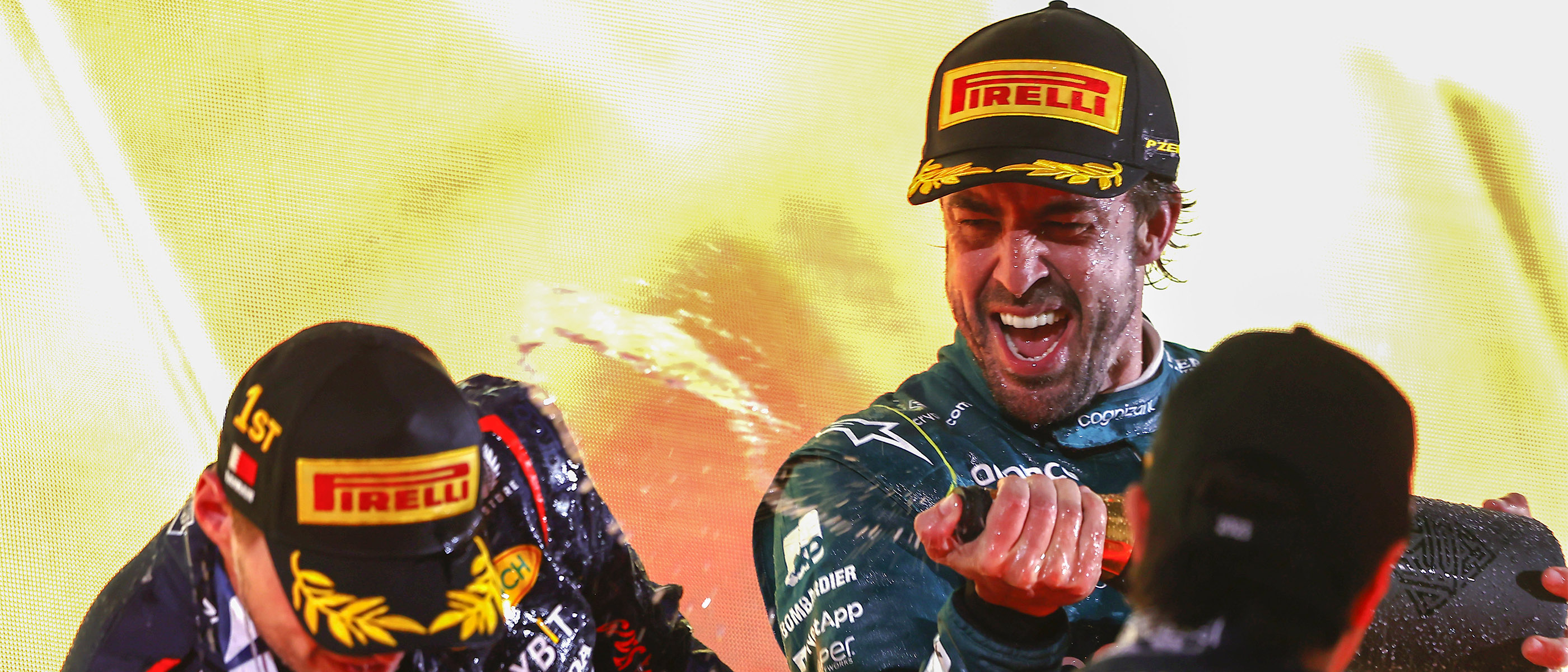 La tecnología ha dado motivos de celebración a Fernando Alonso. Foto: Aston Martin Racing Team