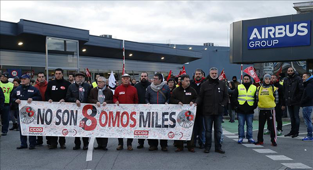 Comienza el juicio a "los ocho de Airbus"