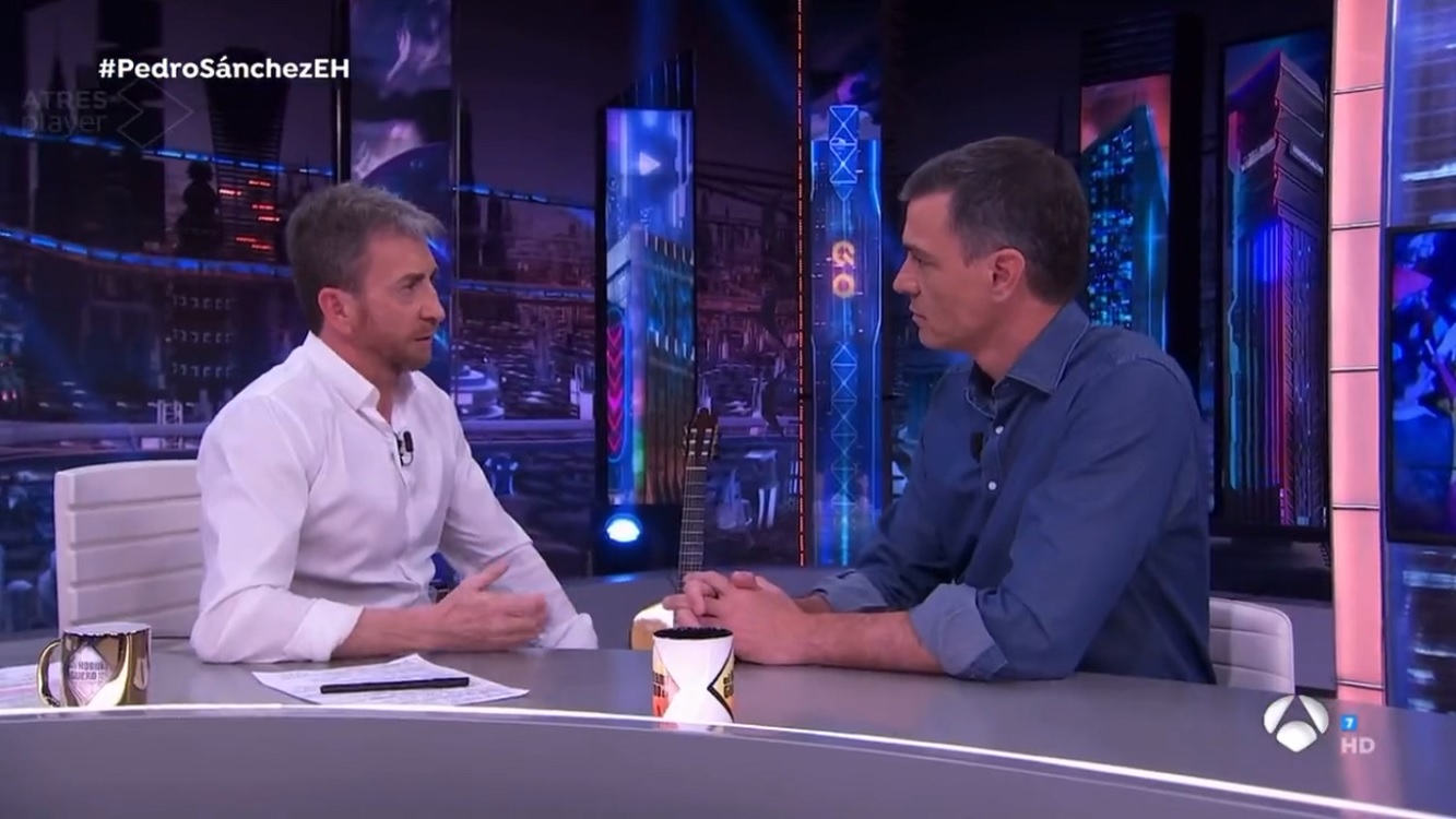 Pedro Sánchez en 'El Hormiguero'. Antena 3.