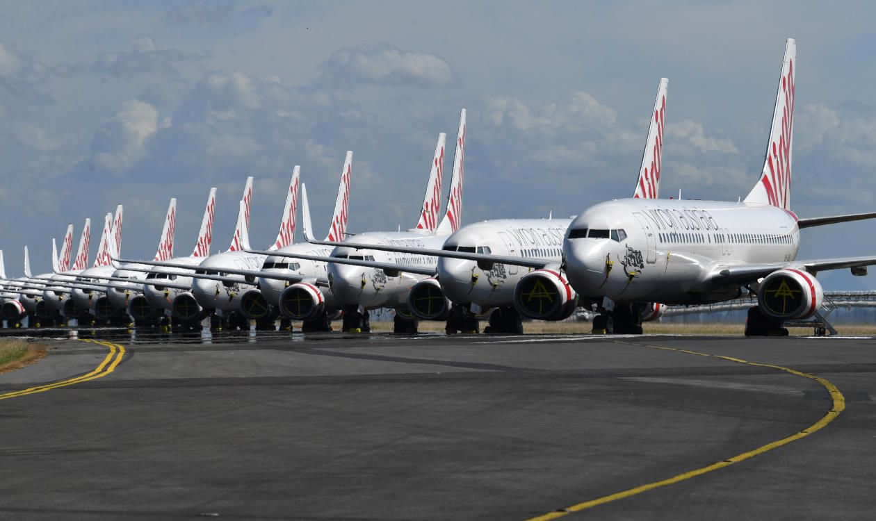 Aviones en el aeropuerto australiano de Brisbane. EP
