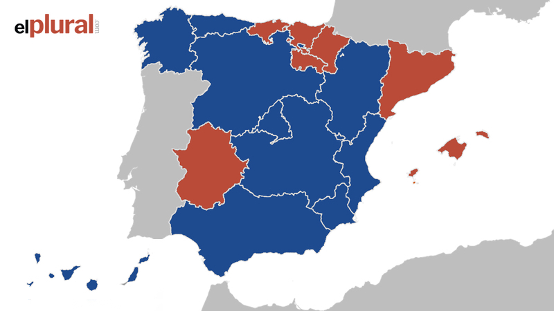 ¿Dónde se vio más a Sánchez y dónde a Feijóo?