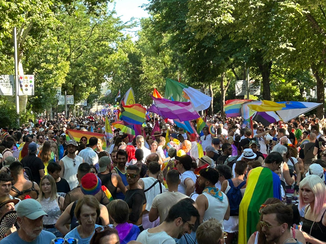 Manifestación del Orgullo LGTBI 2023 en Madrid. P.C.