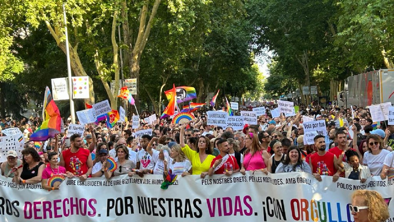 Manifestación del Orgullo LGTBI 2023 en Madrid