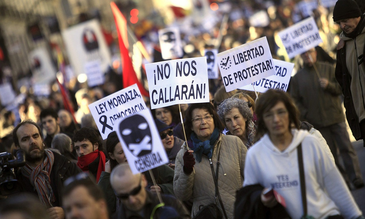 Manifestación por la libertad de expresión. EP