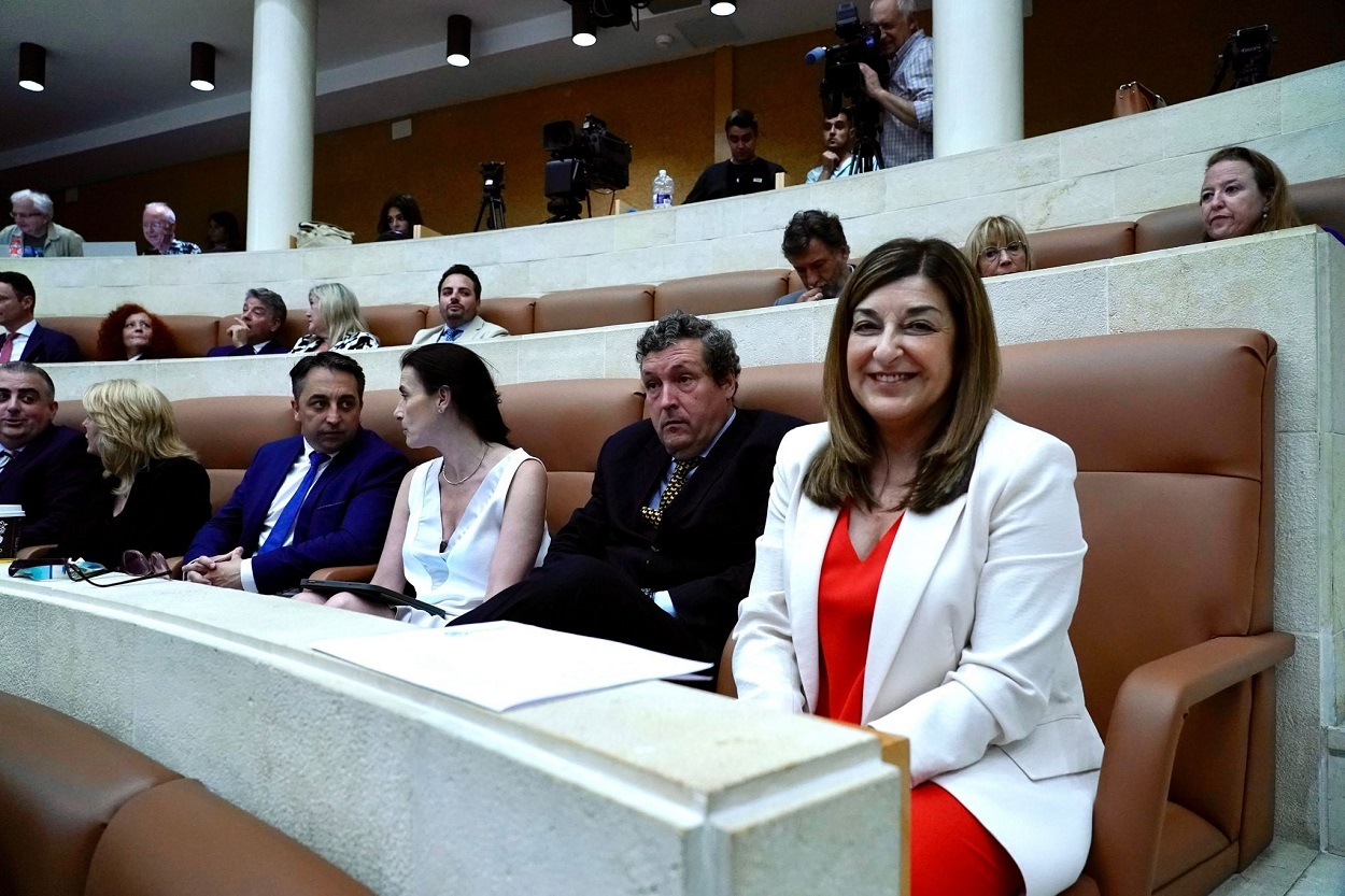 María José Sáenz de Buruaga (PP), presidenta de Cantabria. EP