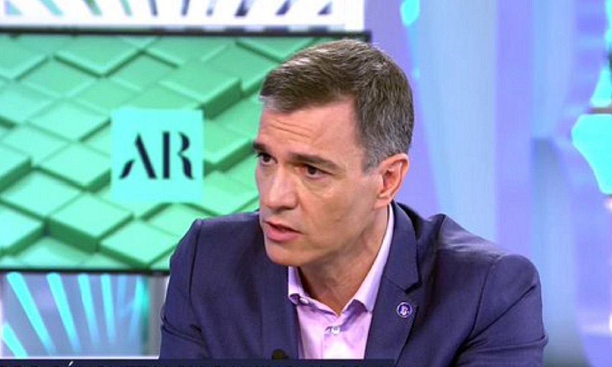 El presidente del Gobierno, Pedro Sánchez, en El Programa de Ana Rosa. Telecinco