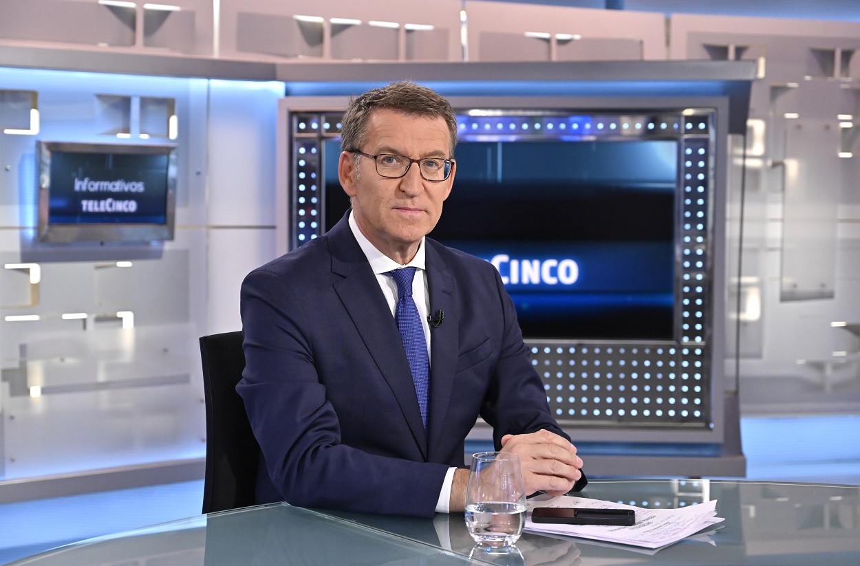 Entrevista Núñez Feijóo en Informativos Telecinco. Telecinco