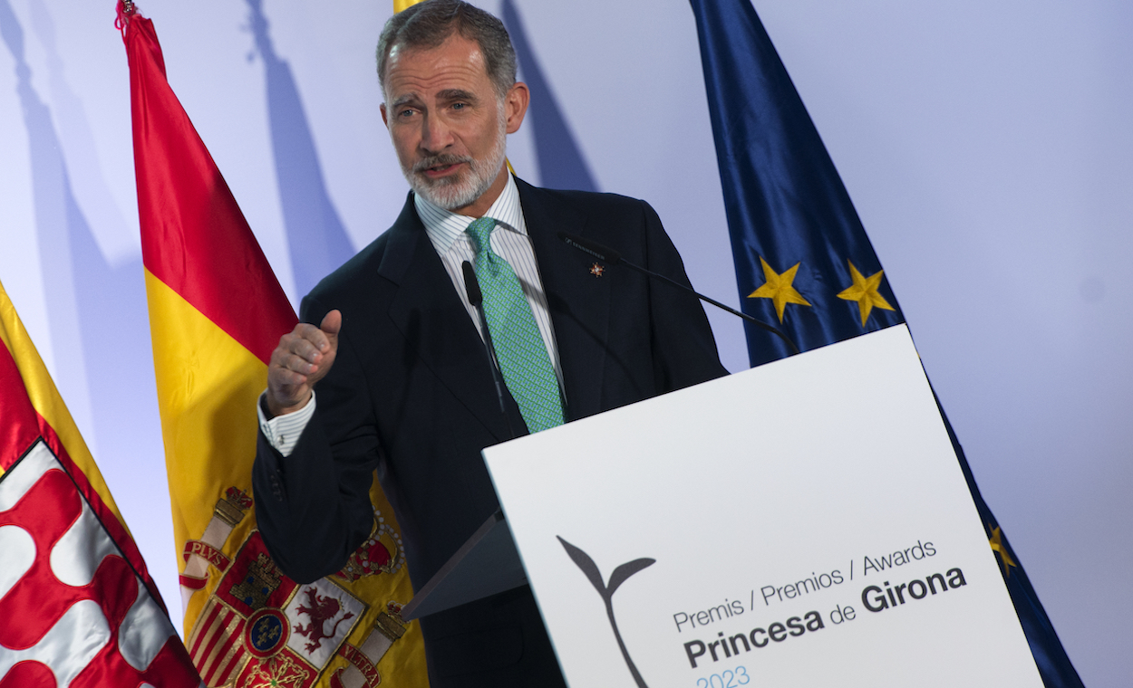 Felipe VI en los Premios Princesa de Girona. EP