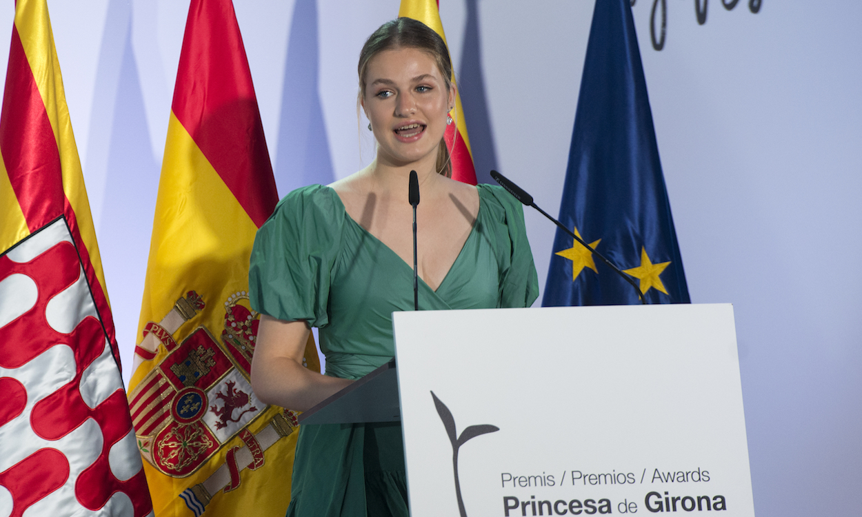 Leonor en los Premios Princesa de Girona. EP