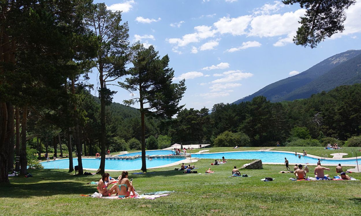 Piscinas naturales Las Berceas ubicadas en Cercedilla. Foto del Ayuntamiento de Cercedilla