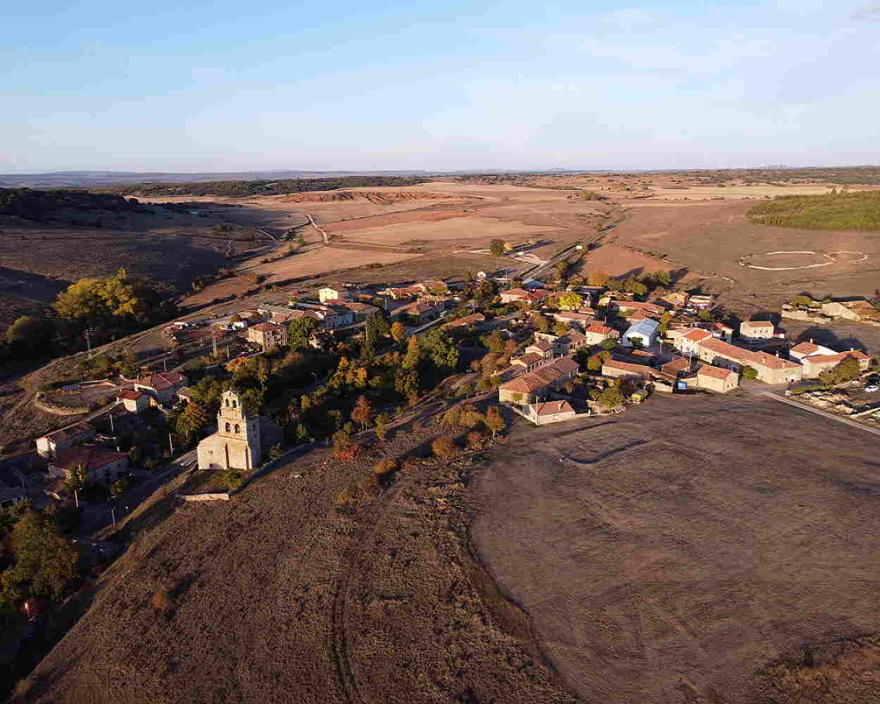 Imagen desde las alturas de Masa (Burgos). Fotogrfía de Hispanoa Nostra