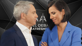 Vicente Vallés y Ana Pastor conceden una entrevista a ElPlural.com en su papel como presentadores del debate electoral. Elaboración propia