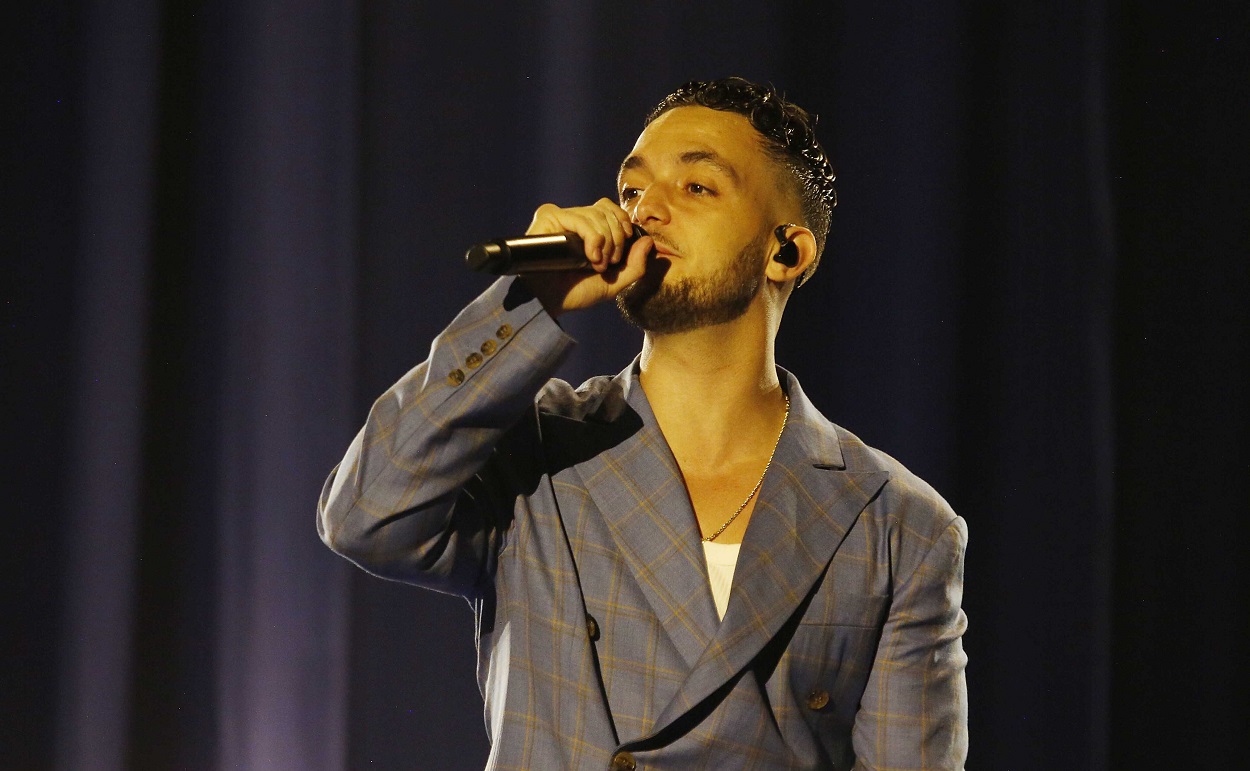 El cantante C. Tangana durante un concierto en Vigo. EP