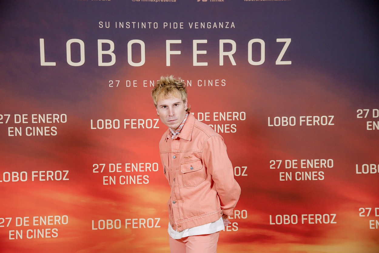 El actor Rubén Ochandiano posa en el photocall de la película ‘Feroz’. EP,