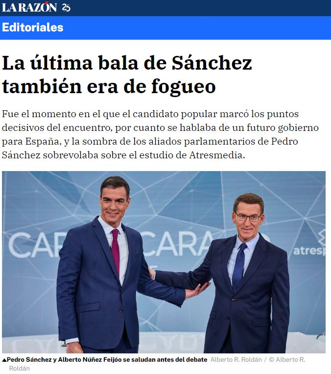 EDITORIAL LA RAZÓN