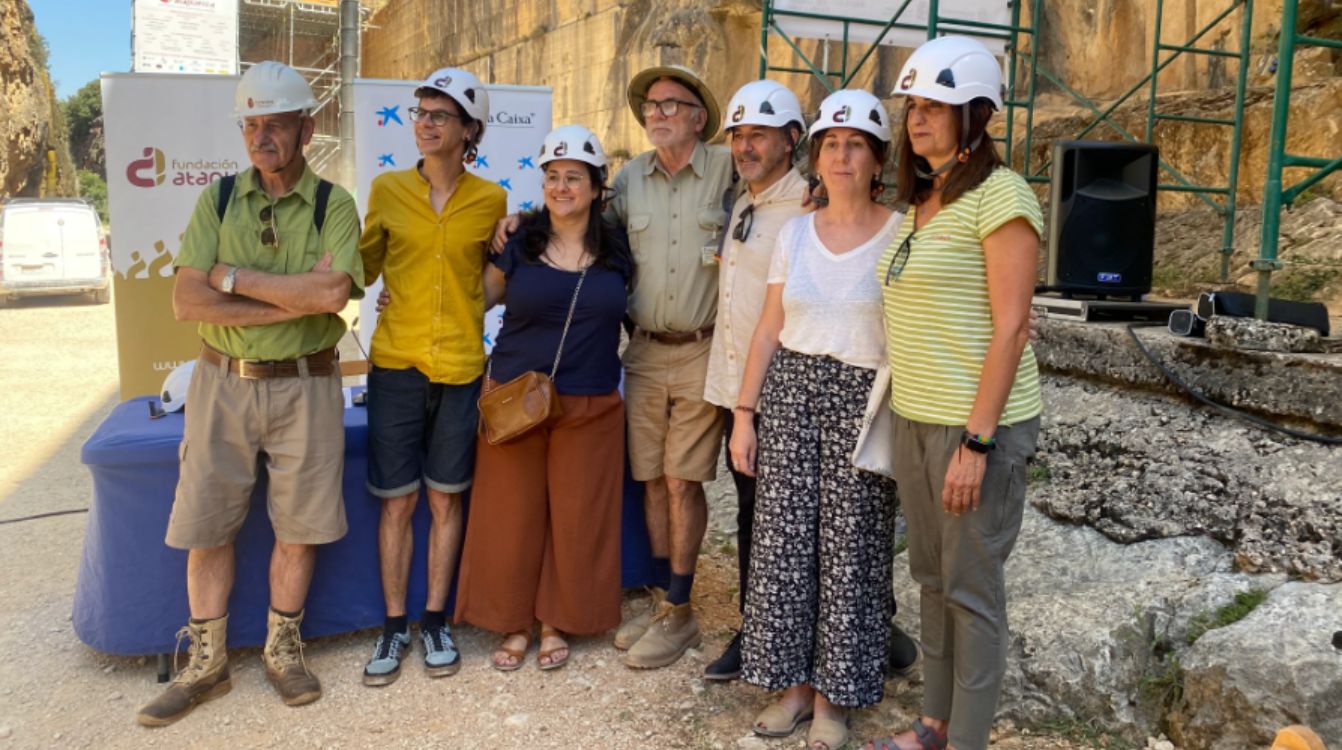 Presentación del programa inclusivo para menores en riesgo de exclusión en el yacimiento de la SIerra de Atapuerca
