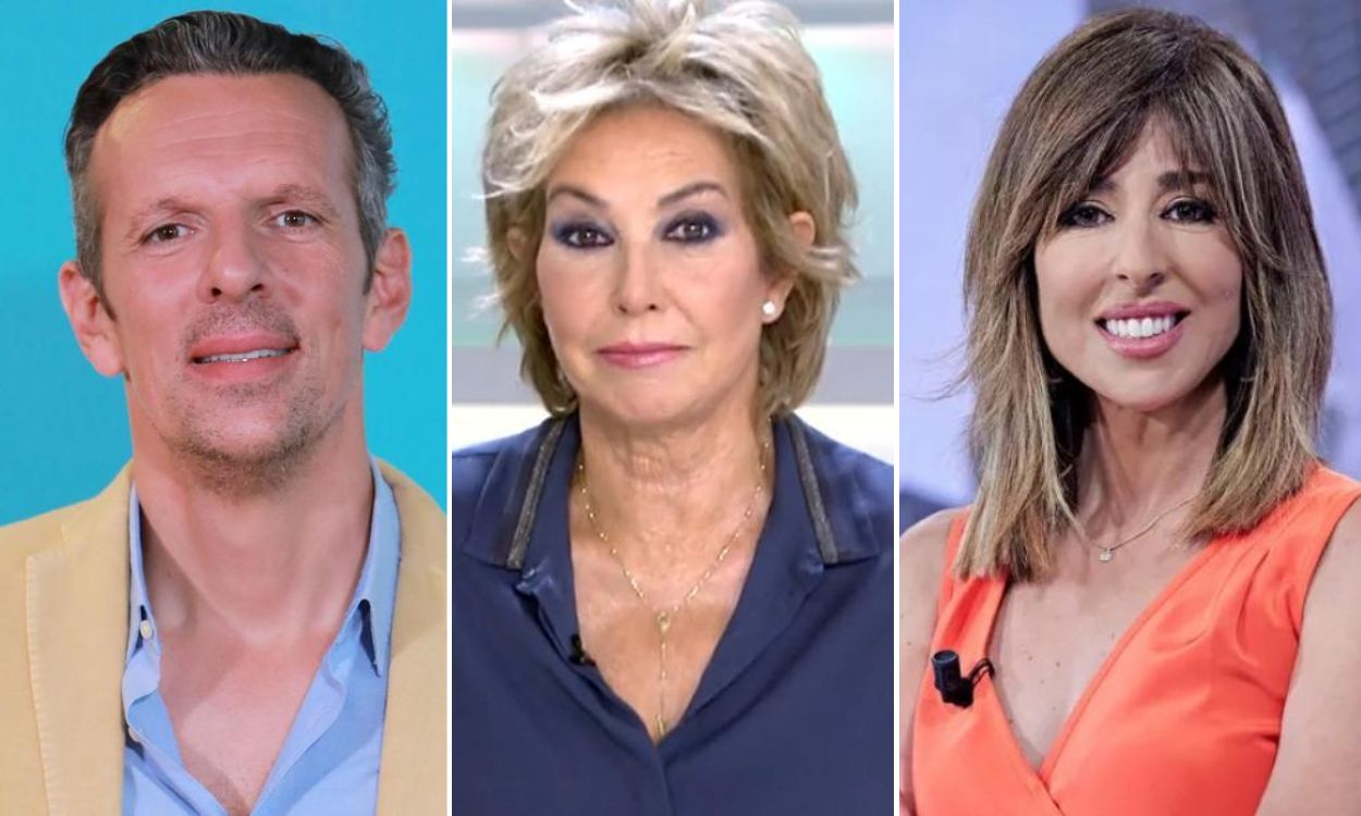 Joaquín Prat, Ana Rosa Quintana y Ana Terradillos, los presentadores de los nuevos programas de Telecinco.