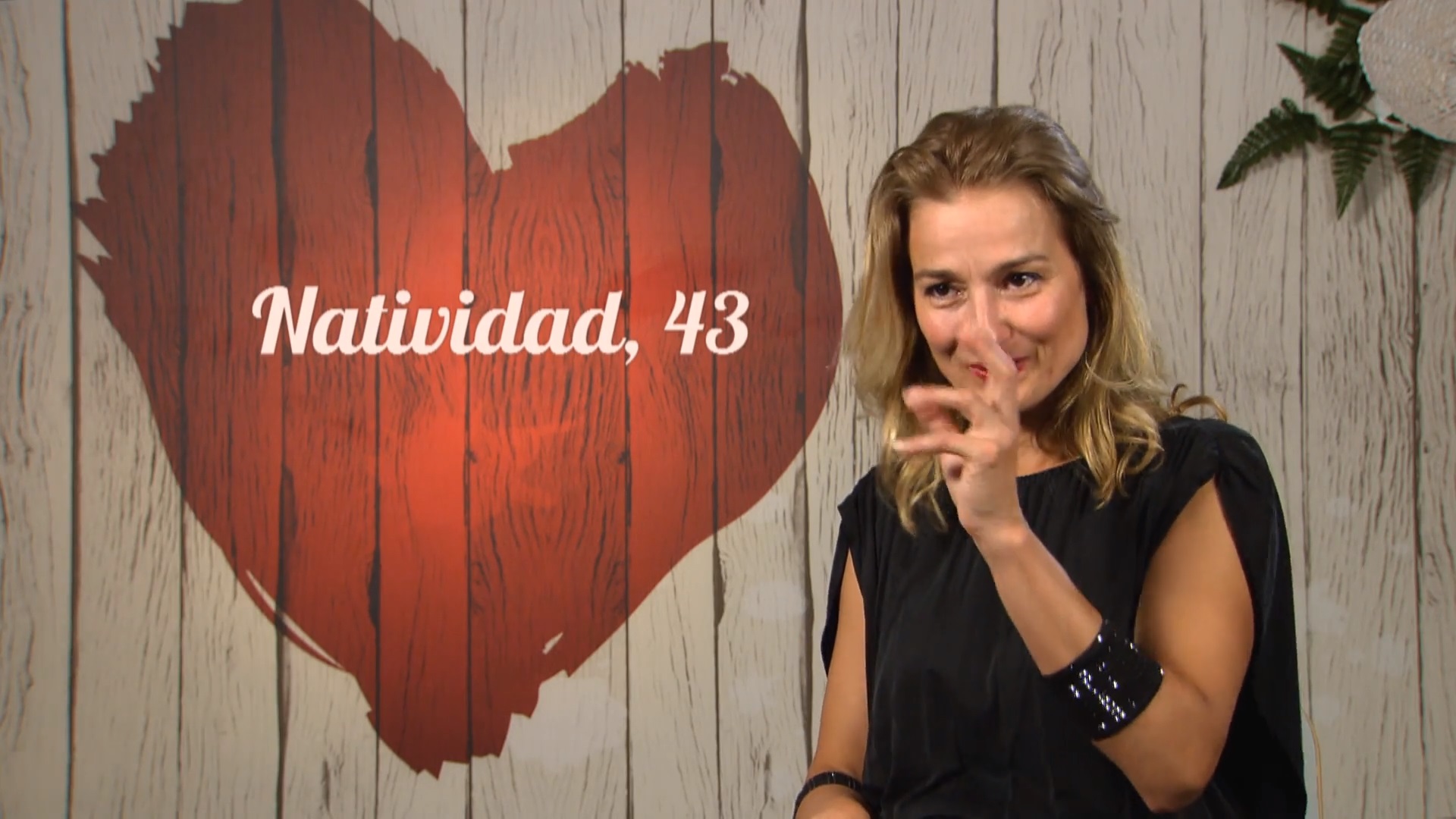 Natividad en 'First Dates'. Mediaset.