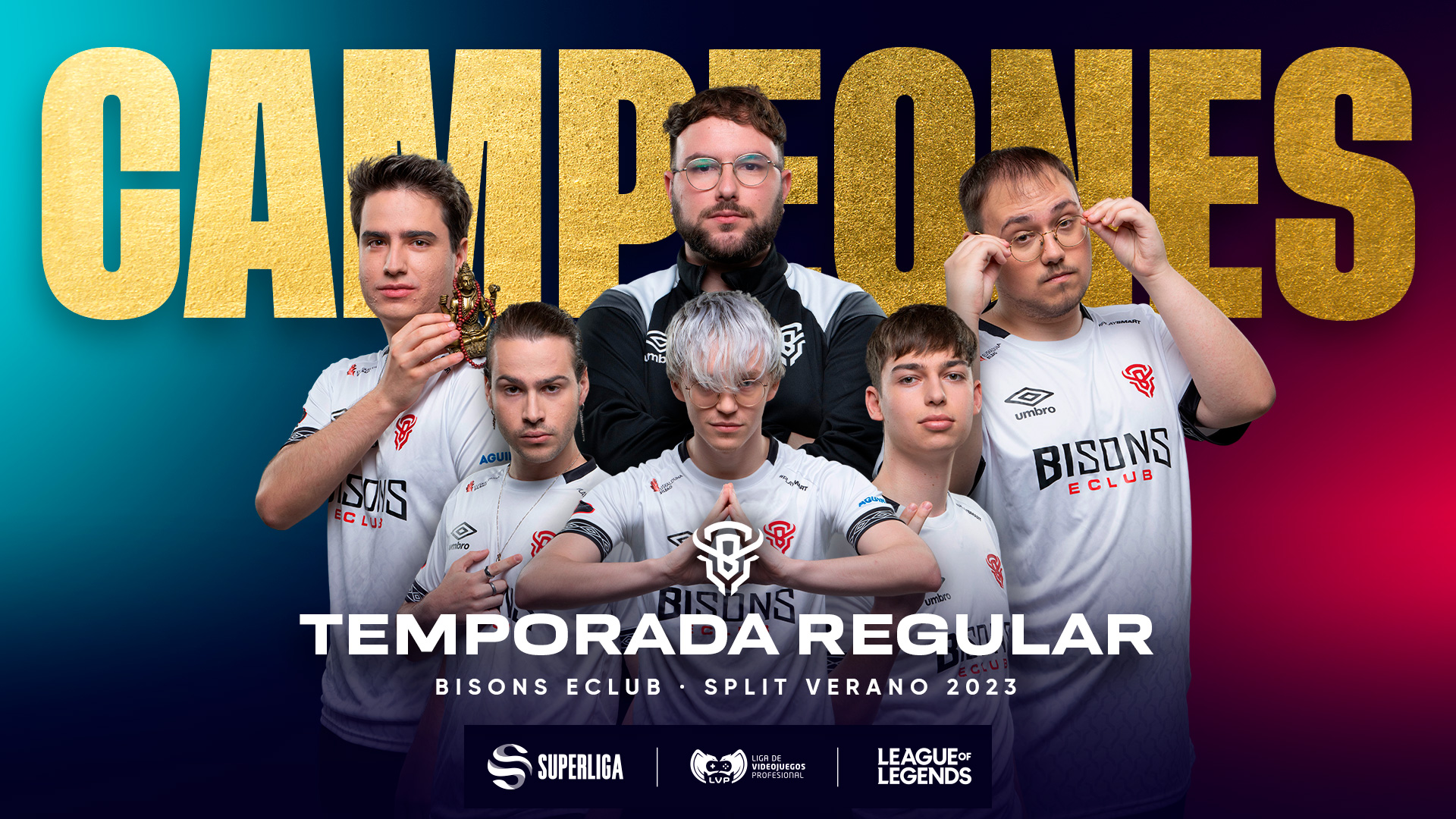 BISONS ECLUB campeón de la temporada regular de Superliga verano