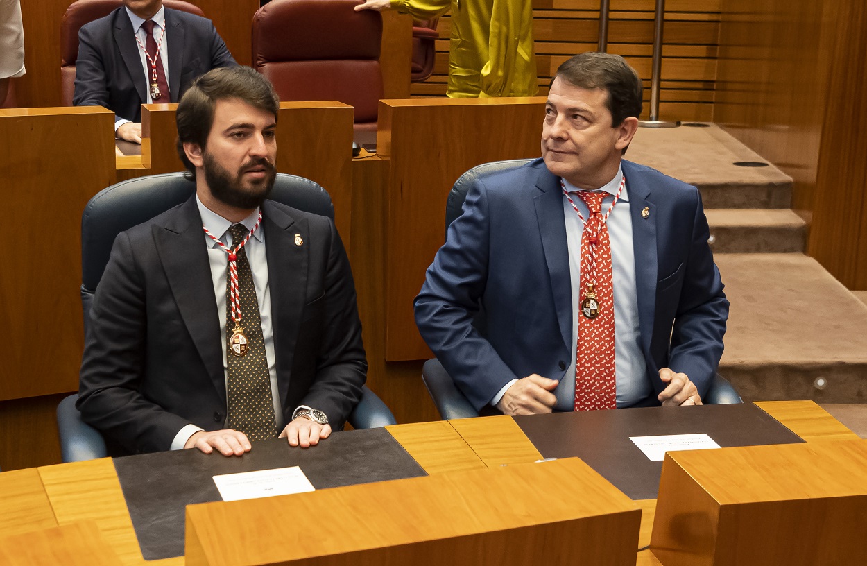 Juan García Gallardo y Alfonso Fernández Mañueco. EP