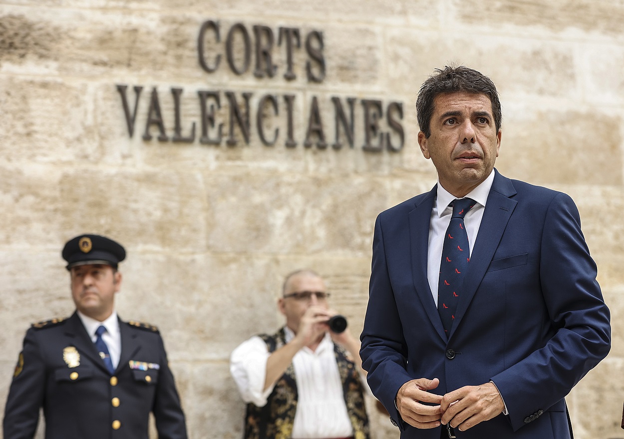 El dirigente del PP valenciano, Carlos Mazón, gobernará con el apoyo de Vox. EP