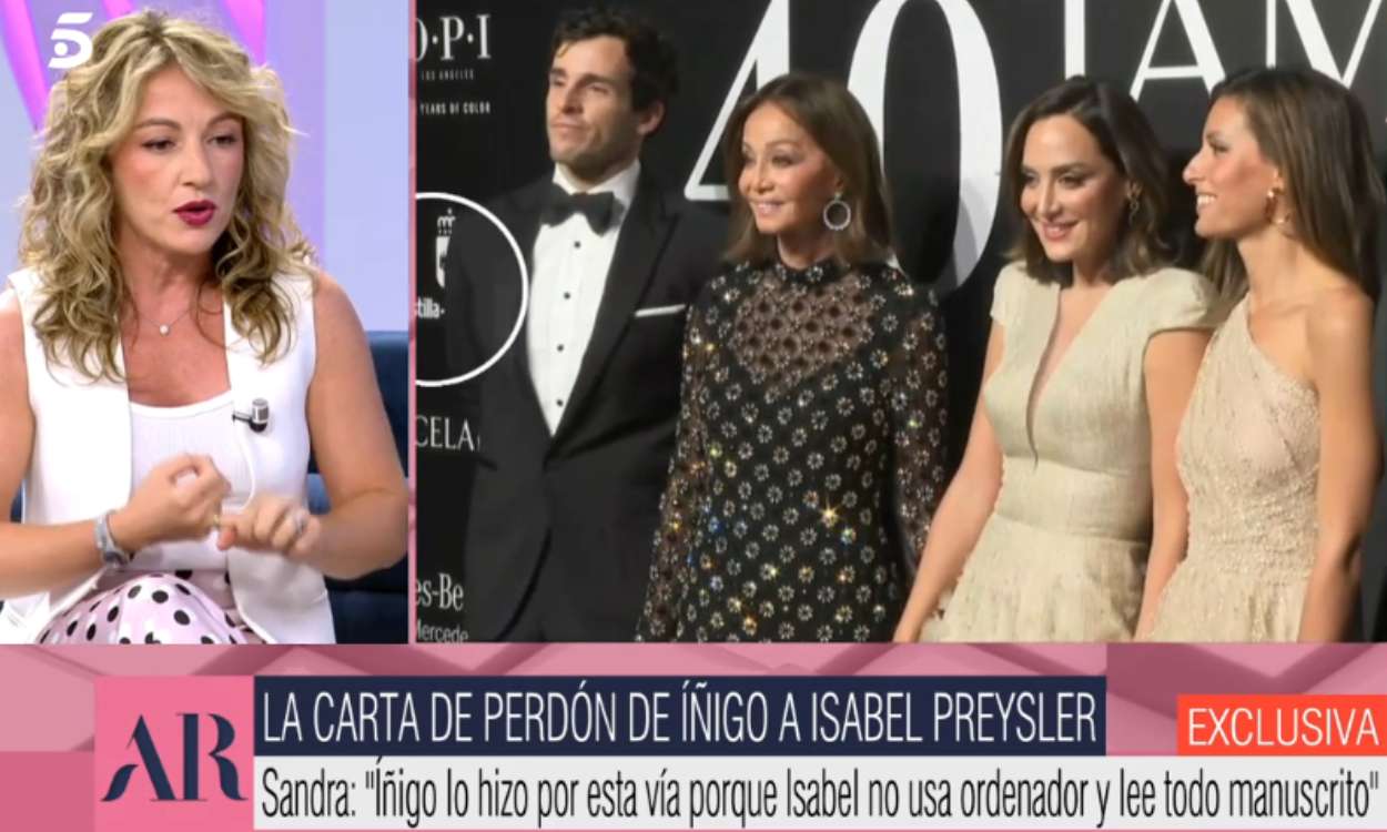 Desvelan el contenido de la carta que Íñigo Onieva escribió a Isabel Preysler después de serle infiel a su hija. Telecinco