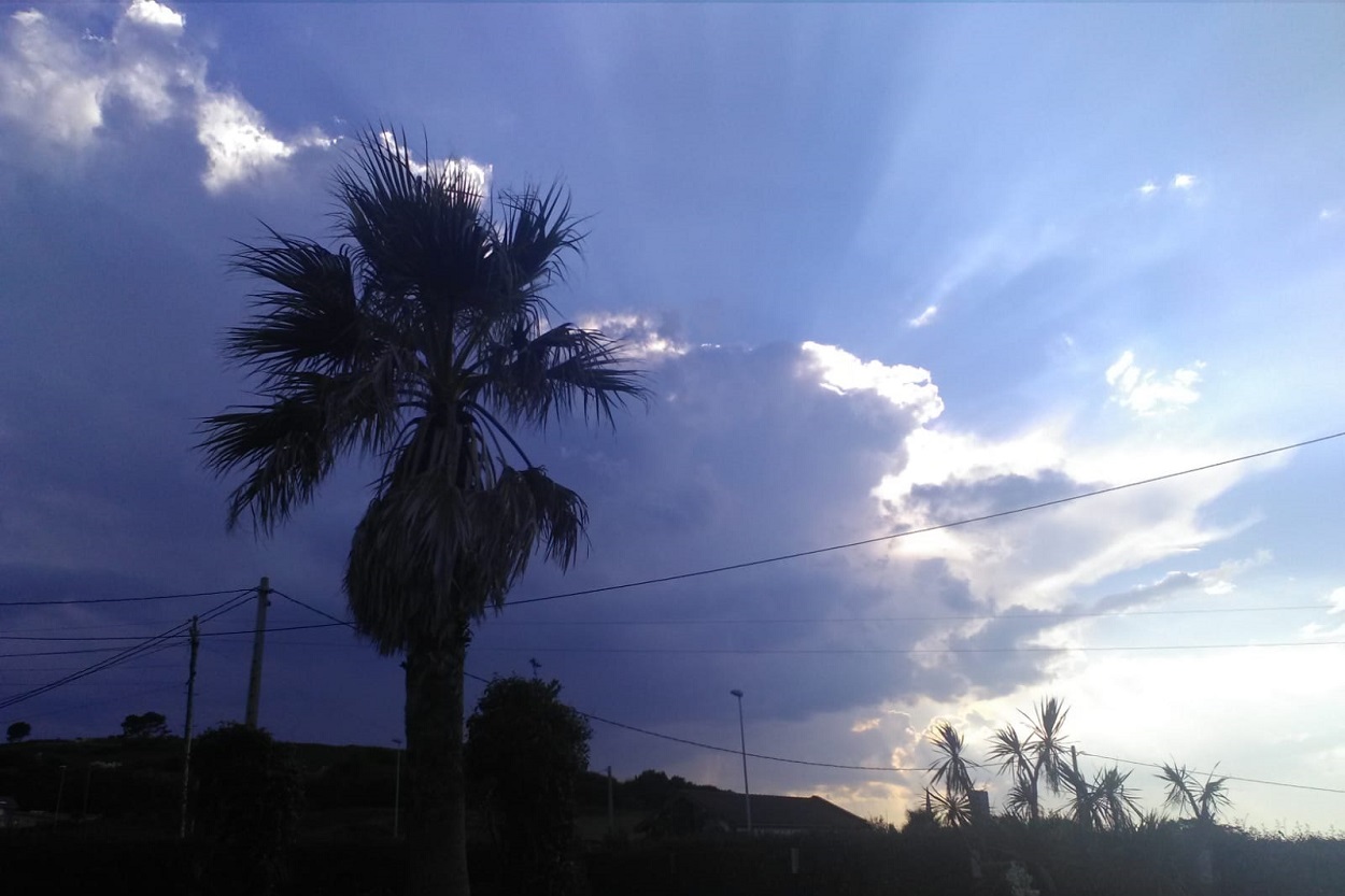 Tormenta incipiente en una imagen de archivo meteorológico. EP