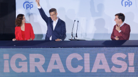 Ayuso y Feijóo después del 28M. EP