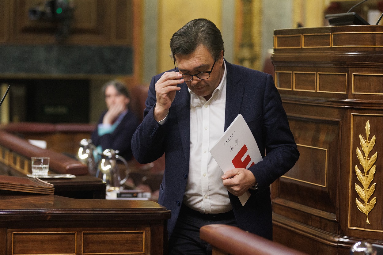 Tomás Guitarte, único parlamentario de Teruel Existe, en el Congreso de los Diputados. EP