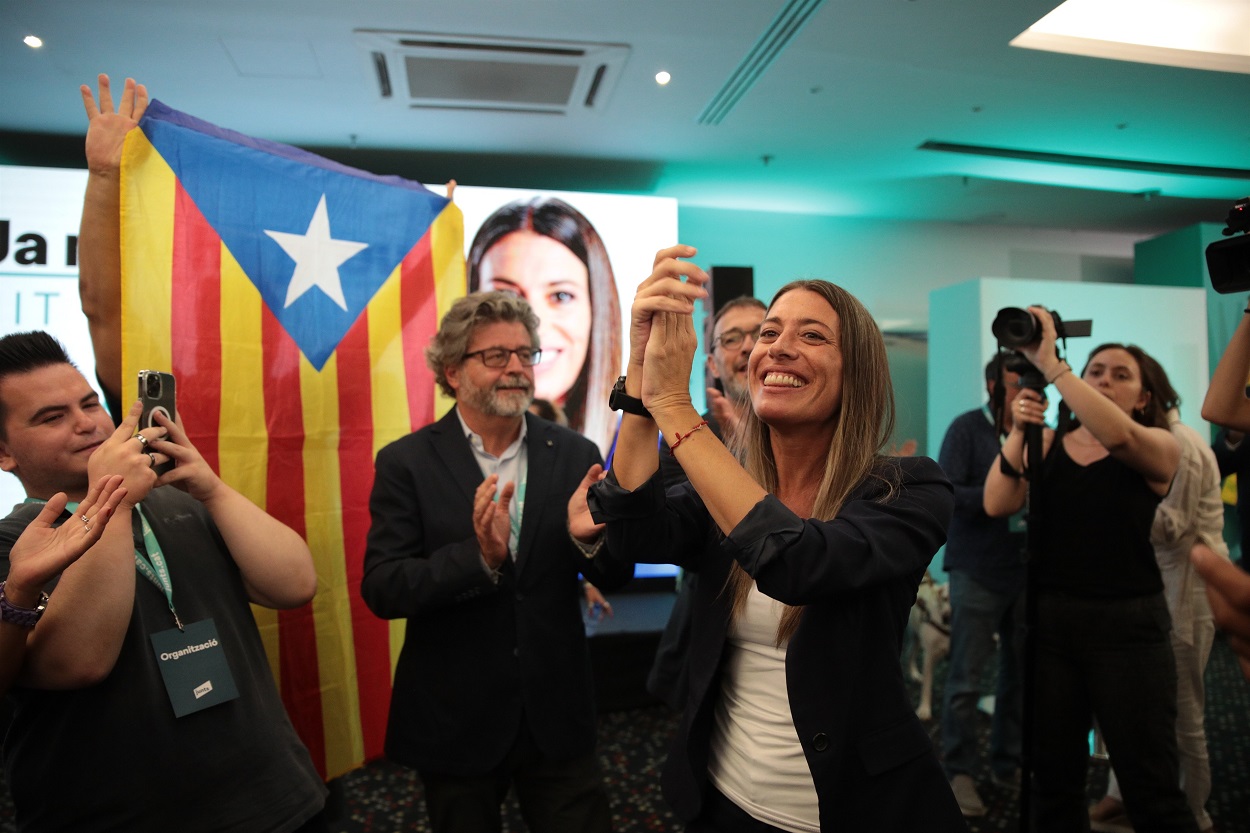 Junts celebra los resultados electorales del 23J. EP