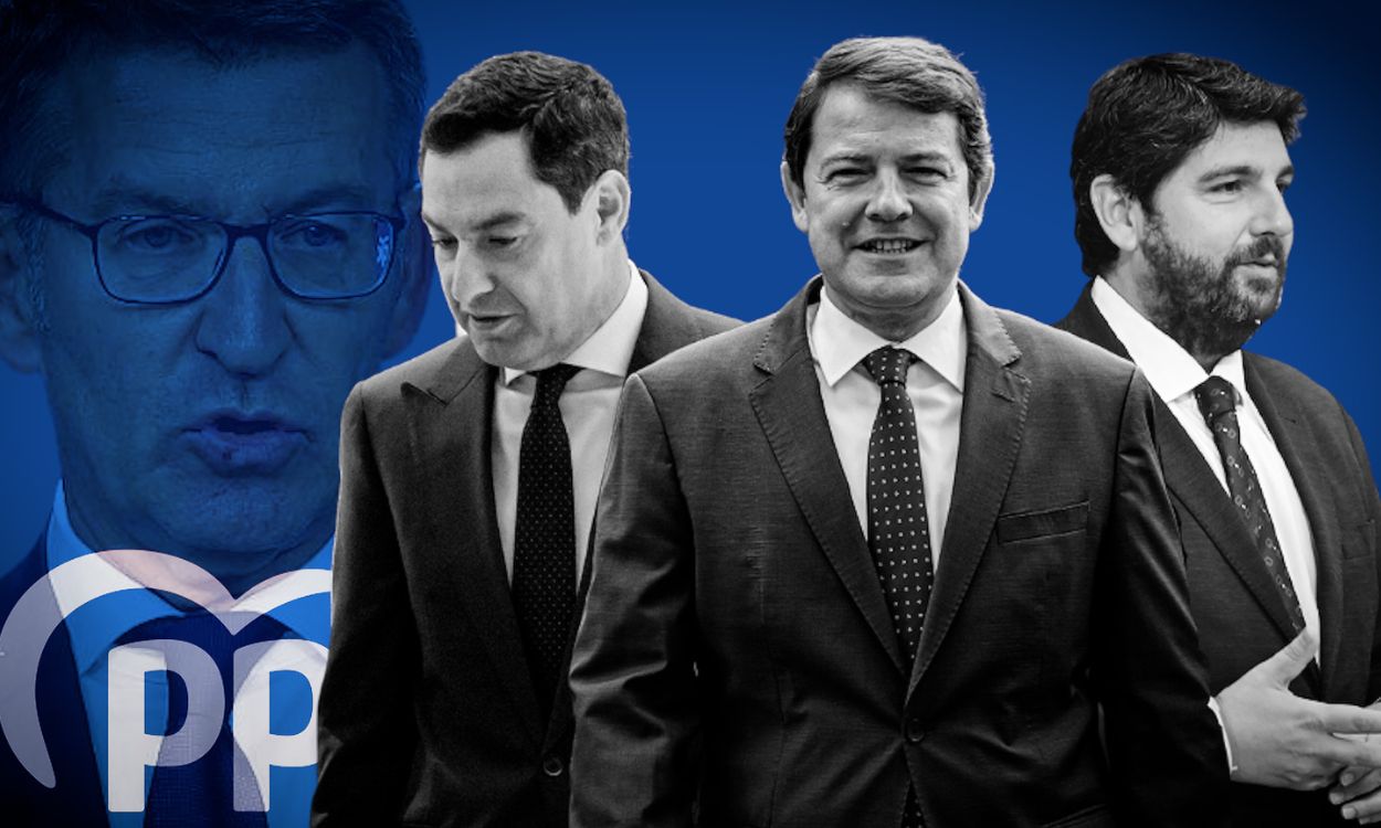 Los barones del PP cierran filas con Feijóo. Elaboración propia.