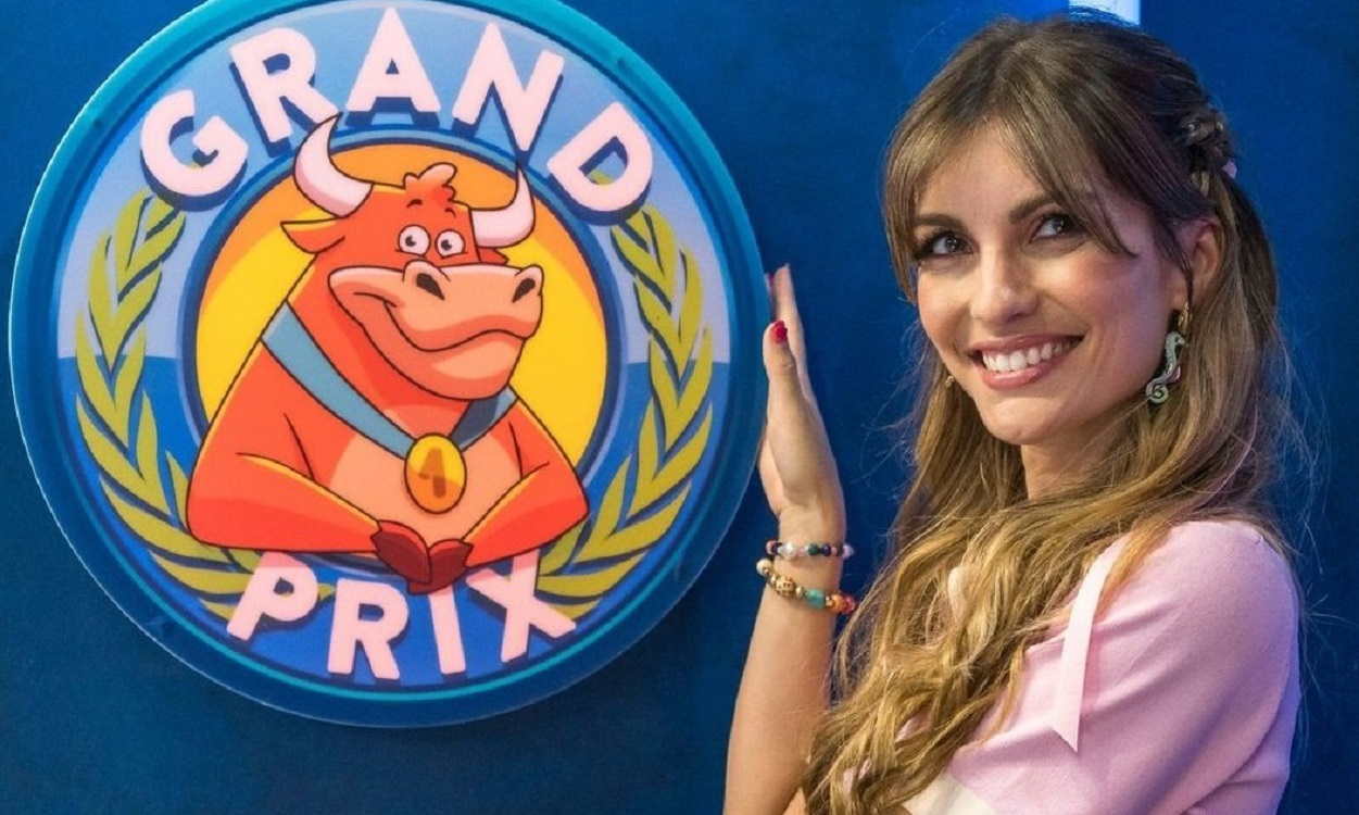 Cristinini, coopresentadora de 'Grand Prix'. Twitter