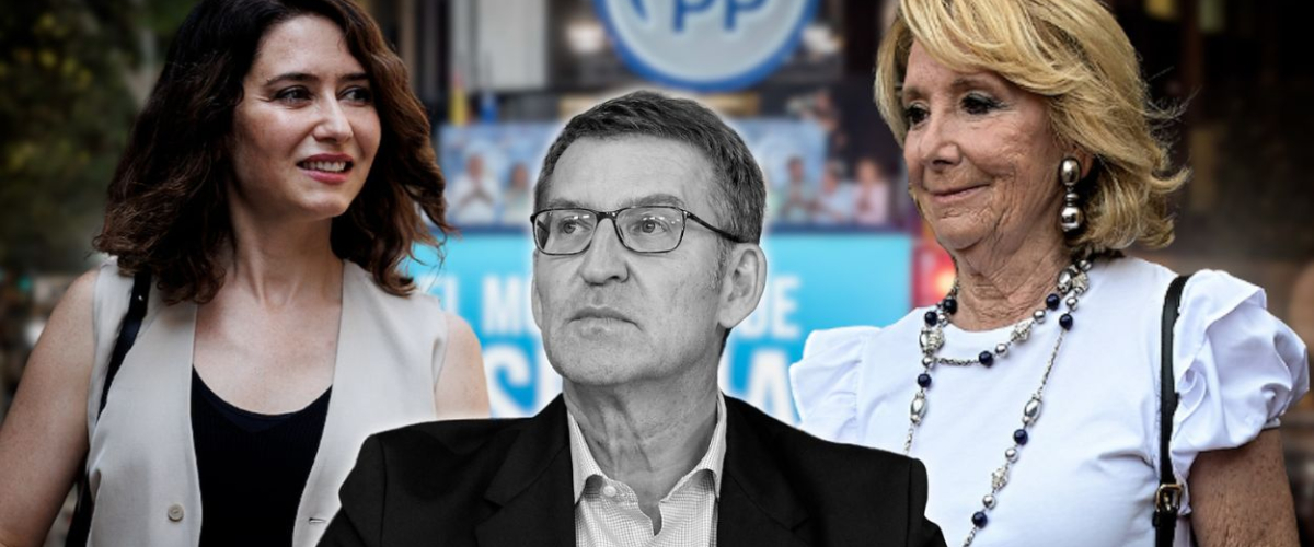 Esperanza Aguirre visualiza a Ayuso como presidenta del Gobierno y Elkaizer se acuerda de Feijóo