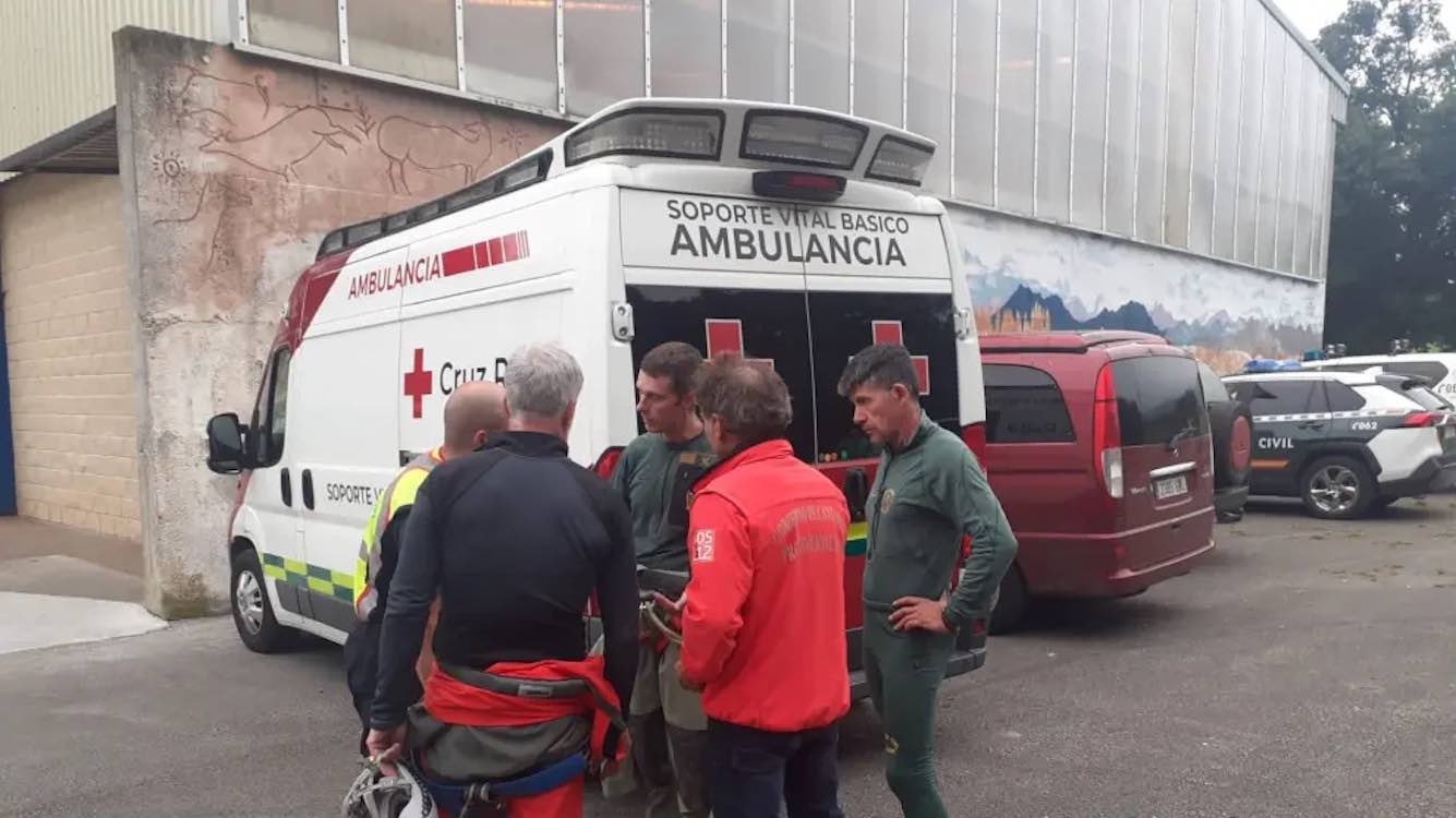 Los servicios de rescate de Cantabria. Twitter 