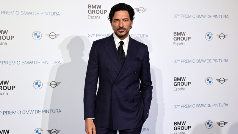 Andrés Velencoso asiste a una gala de premios. EP 