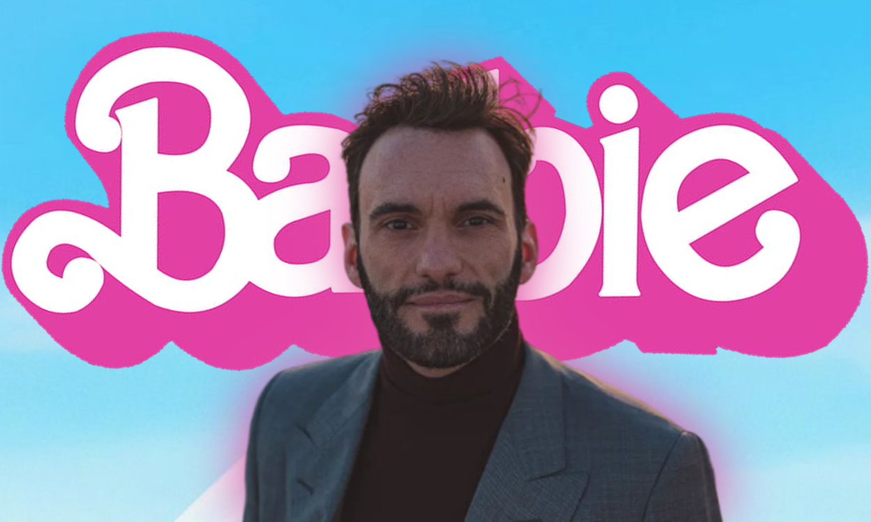 Sergi Cervera, el actor español que ha trabajado en 'Barbie' y que destaca lo surrealista de su rodaje. Elaboración propia