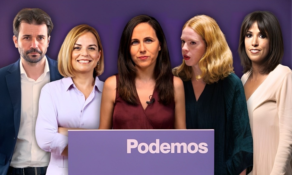 Montaje de algunas de las diputadas de Podemos que han conseguido escaño bajo el paraguas de Sumar. Irene Domínguez.