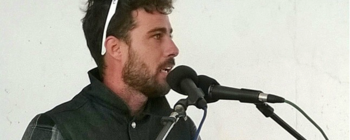 El militante de Podemos y candidato municipal de 'Por Cádiz sí se puede' Manuel Alexis González.